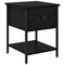 vidaXL Bedside Cabinet 2 pcs Old wood 35 x 35 x 20 cm Engineered wood