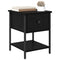 vidaXL Bedside Cabinet 2 pcs Old wood 35 x 35 x 20 cm Engineered wood