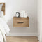 vidaXL Bedside Cabinet Artisan oak 35 x 35 x 20 cm Engineered wood