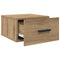 vidaXL Bedside Cabinet Artisan oak 35 x 35 x 20 cm Engineered wood