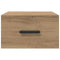 vidaXL Bedside Cabinet Wall-mounted 2 pcs Artisan oak 35 x 35 x 20 cm