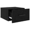 vidaXL Bedside Cabinet 2 pcs Black oak 35 x 35 x 20 cm Engineered wood
