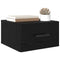 vidaXL Bedside Cabinet 2 pcs Black oak 35 x 35 x 20 cm Engineered wood