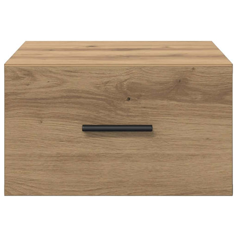 vidaXL Bedside Cabinet with Drawer 2 pcs Artisan oak 35 x 35 x 20 cm