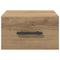 vidaXL Bedside Cabinet Artisan oak 35 x 35 x 20 cm Engineered wood
