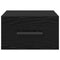 vidaXL Bedside Cabinet Black oak 35 x 35 x 20 cm Engineered wood