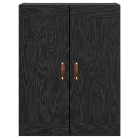 vidaXL Wall Mounted Cabinet Black Oak 69.5 x 34 x 90 cm