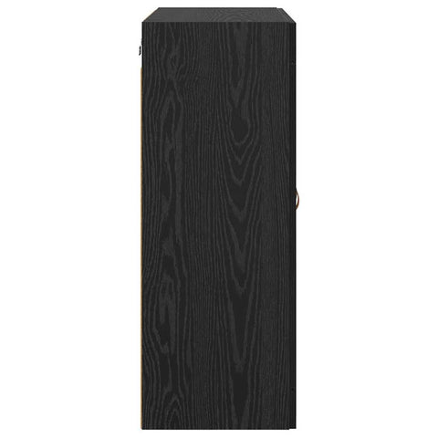 vidaXL Wall Mounted Cabinet Black Oak 69.5 x 34 x 90 cm