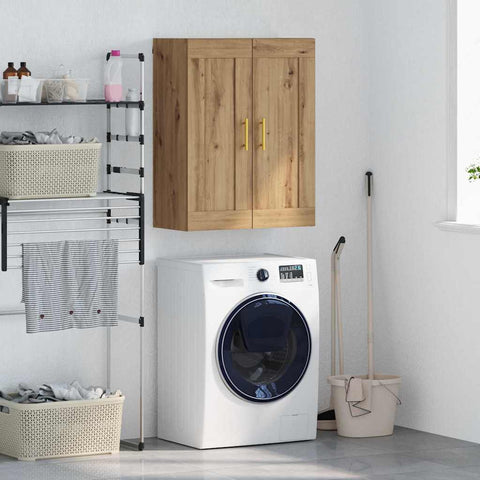 vidaXL Wall Mounted Cabinet Artisan Oak 69.5 x 34 x 90 cm