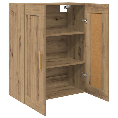 vidaXL Wall Mounted Cabinet Artisan Oak 69.5 x 34 x 90 cm
