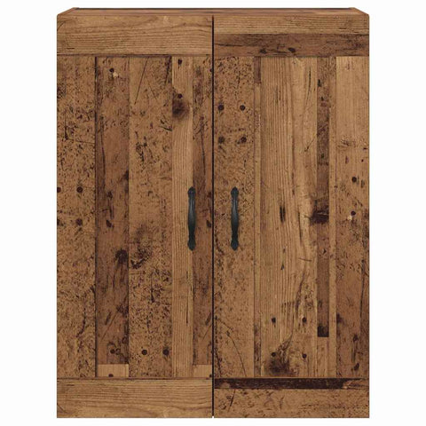 vidaXL Wall Mounted Cabinet Old Wood 69.5 x 34 x 90 cm Engineered Wood