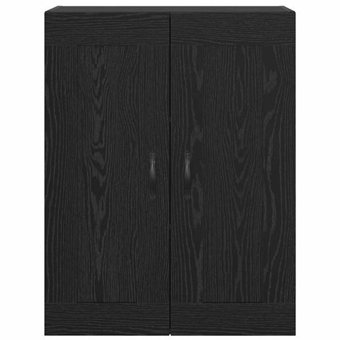 vidaXL Wall Mounted Cabinet Black Oak 69.5 x 34 x 90 cm
