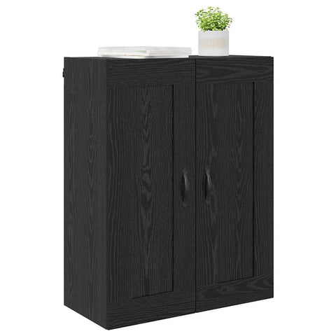 vidaXL Wall Mounted Cabinet Black Oak 69.5 x 34 x 90 cm