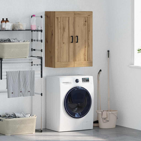 vidaXL Wall Mounted Cabinet Artisan Oak 69.5 x 34 x 90 cm