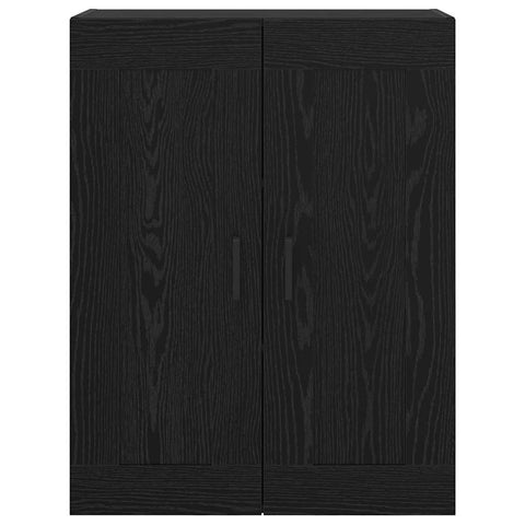vidaXL Wall Mounted Cabinet Black Oak 69.5 x 34 x 90 cm