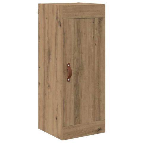 vidaXL Wall Mounted Cabinet Artisan Oak 34.5 x 34 x 90 cm