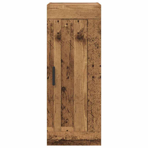 vidaXL Wall Mounted Cabinet Old Wood 34.5 x 34 x 90 cm Engineered Wood