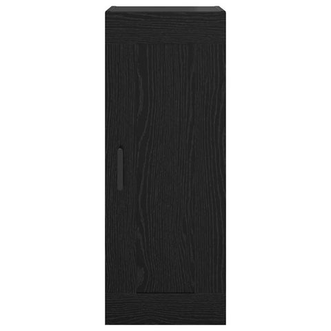 vidaXL Wall Mounted Cabinet Black Oak 34.5 x 34 x 90 cm