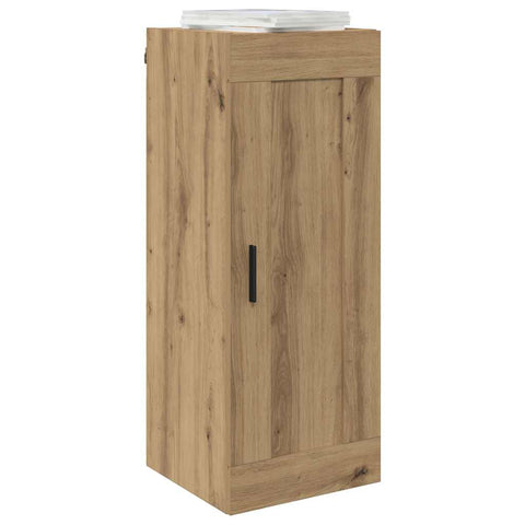 vidaXL Wall Mounted Cabinet Artisan Oak 34.5 x 34 x 90 cm