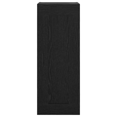 vidaXL Wall Mounted Cabinet Black Oak 34.5 x 34 x 90 cm