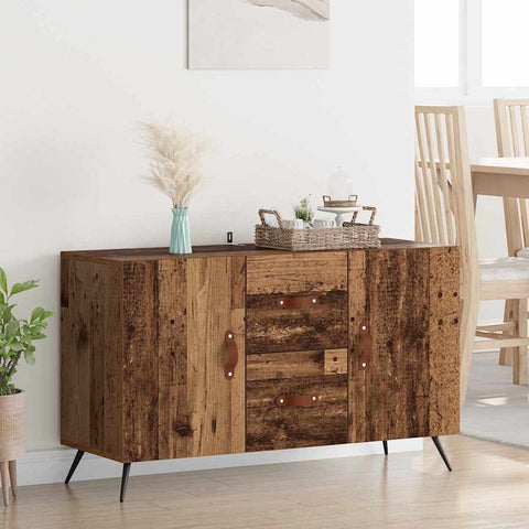 vidaXL Sideboard with Drawer Old Wood 100 x 36 x 60 cm Engineered Wood