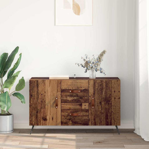vidaXL Sideboard with Drawer Old Wood 100 x 36 x 60 cm Engineered Wood