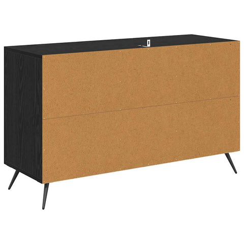 vidaXL Sideboard Black Oak 100 x 36 x 60 cm Engineered Wood