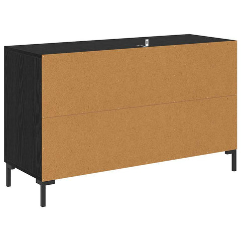 vidaXL Sideboard Black Oak 100 x 36 x 60 cm Engineered Wood