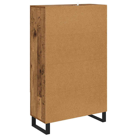 vidaXL Highboard Old Wood 69.5 x 30 x 115 cm Engineered Wood