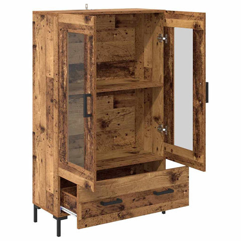 vidaXL Highboard Old Wood 69.5 x 31 x 115 cm Engineered Wood