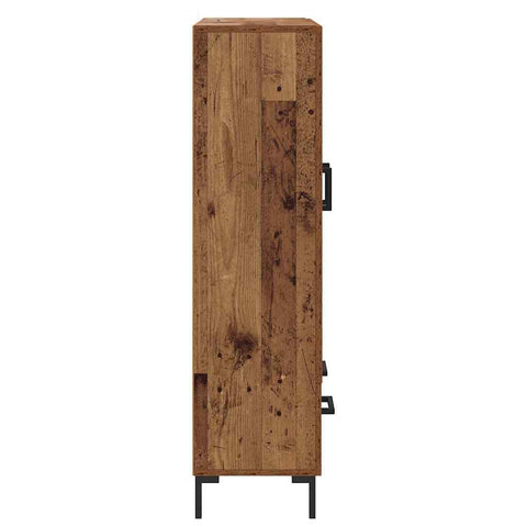 vidaXL Highboard Old Wood 69.5 x 31 x 115 cm Engineered Wood