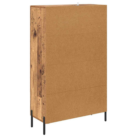 vidaXL Highboard Corona Old Wood 69.5 x 31 x 115 cm Engineered Wood