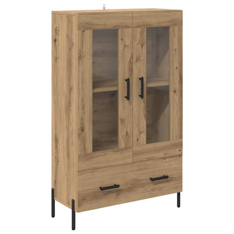 vidaXL Highboard Corona Artisan Oak 69.5 x 31 x 115 cm Engineered Wood