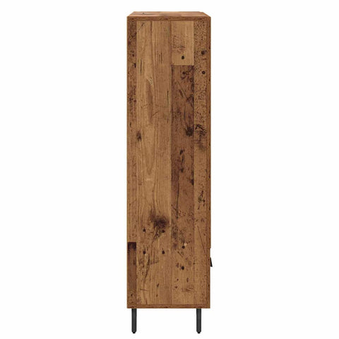 vidaXL Highboard Old Wood 69.5 x 31 x 115 cm Engineered Wood