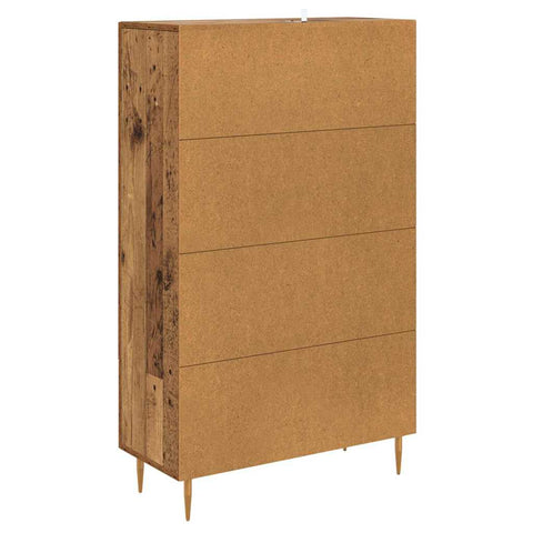 vidaXL Highboard Old Wood 69.5 x 31 x 115 cm Engineered Wood