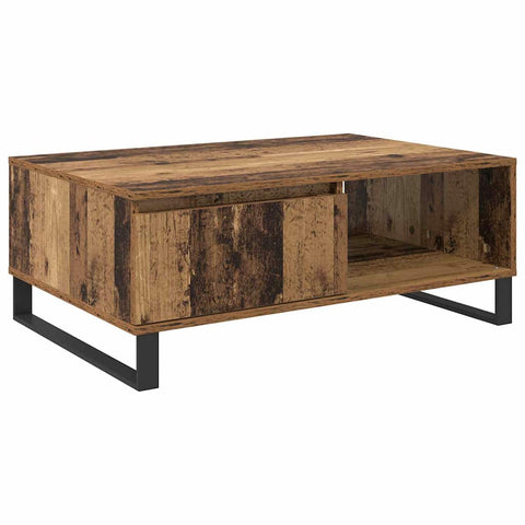 vidaXL Coffee Table Old Wood 90 x 60 x 35 cm Engineered Wood