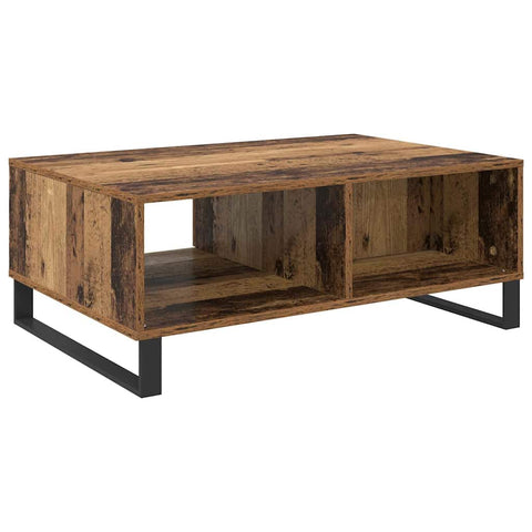 vidaXL Coffee Table Old Wood 90 x 60 x 35 cm Engineered Wood