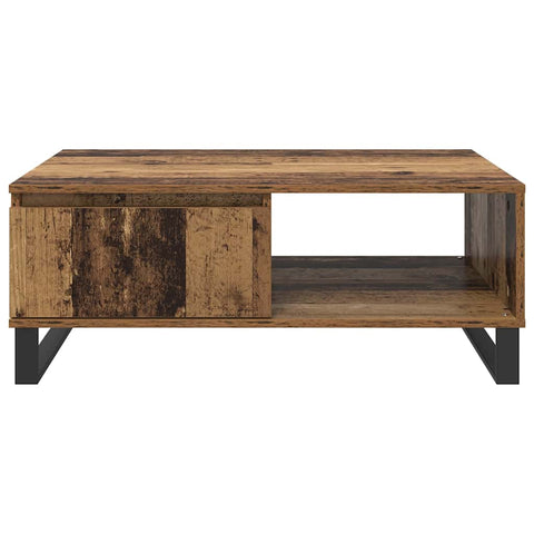 vidaXL Coffee Table Old Wood 90 x 60 x 35 cm Engineered Wood