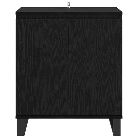 vidaXL Sideboard Black Oak 60 x 35 x 70 cm Engineered Wood