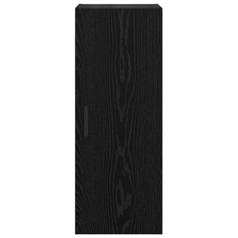 vidaXL Wall Mounted Cabinet Black Oak 34.5 x 34 x 90 cm