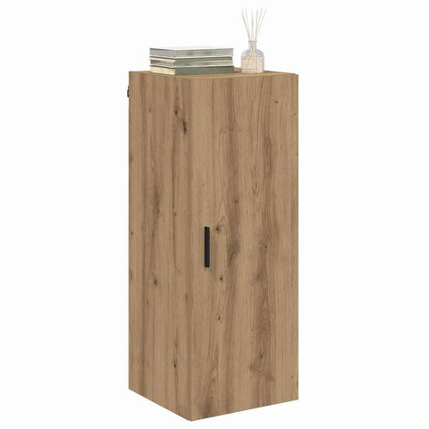 vidaXL Wall Mounted Cabinet Artisan Oak 34.5 x 34 x 90 cm