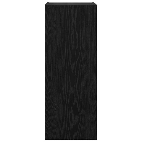 vidaXL Wall Mounted Cabinet Black Oak 34.5 x 34 x 90 cm