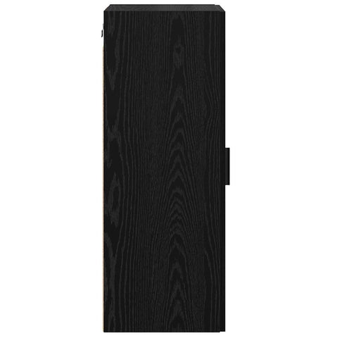 vidaXL Wall Mounted Cabinet Black Oak 34.5 x 34 x 90 cm