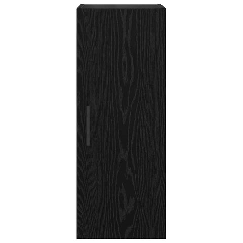 vidaXL Wall Mounted Cabinet Black Oak 34.5 x 34 x 90 cm