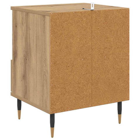 vidaXL Bedside Cabinet with Drawer 2 pcs Artisan oak 40 x 35 x 50 cm