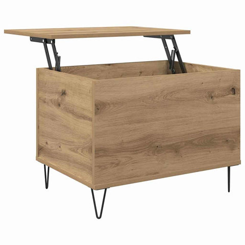 vidaXL Coffee Table Artisan Oak 60 x 44.5 x 45 cm Engineered Wood