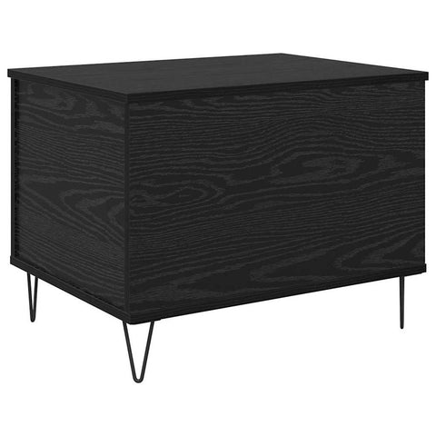 vidaXL Coffee Table Black Oak 60 x 44.5 x 45 cm Engineered Wood