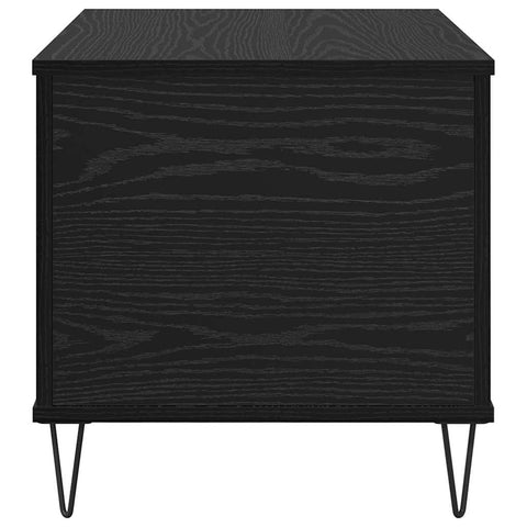 vidaXL Coffee Table Black Oak 60 x 44.5 x 45 cm Engineered Wood