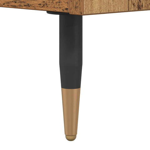 vidaXL Coffee Table Old wood 102 x 44.5 x 50 cm Engineered wood