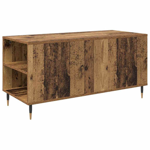 vidaXL Coffee Table Old wood 102 x 44.5 x 50 cm Engineered wood
